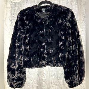 Receptions New York, Faux Fur Jacket NWT Size M